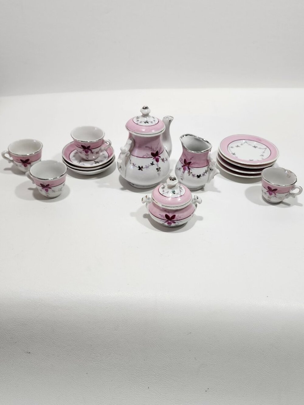 ANTIQUE 19th Century China Childs French Dejeuner Style Lunch Tea Set c1890 RARE - Picture 2 of 15